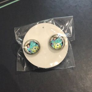 handmade Monsters Inc earrings (stud)